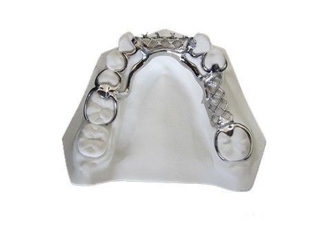 comprar Dentadura parcial de Vitallium anticolorável personalizável para duração prolongada Fabricação em linha